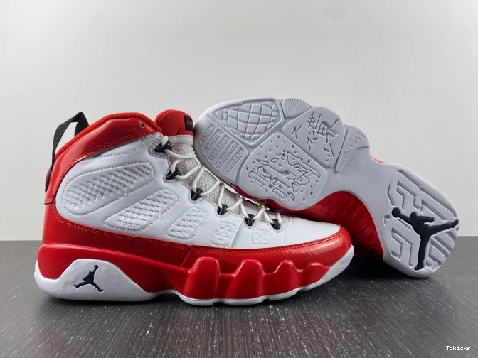 Cheap TBK Air Retro 9 Gym 302370-160 Red White Jordan 0723